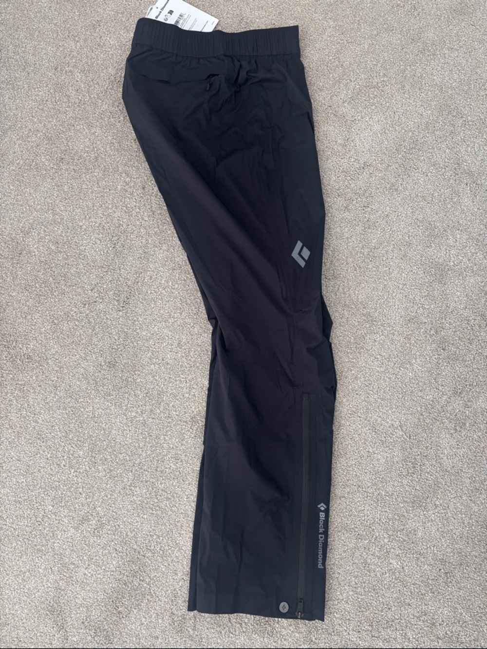 Black Diamond Women’s Stormline Rain Pants in Black Medium - Picture 4 of 4